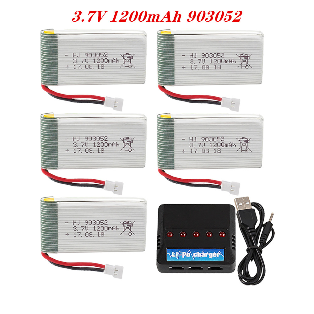 3.7V 1200mah 903052 Lipo Batte - Drone Charger recension och pris