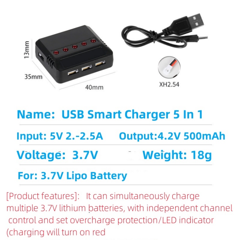 Syma X5HW X5HC X5C X5SW 3.7V 5 - Drone Charger recension och pris