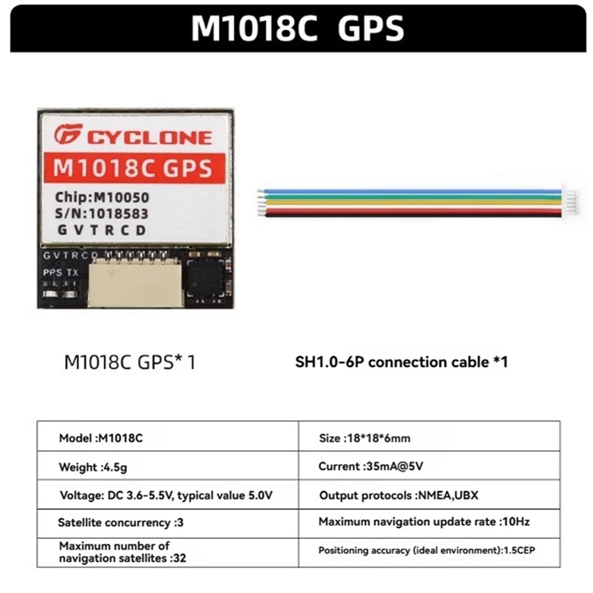 AAAE M1018C M10 GPS Module Int - Drone Compass recension och pris
