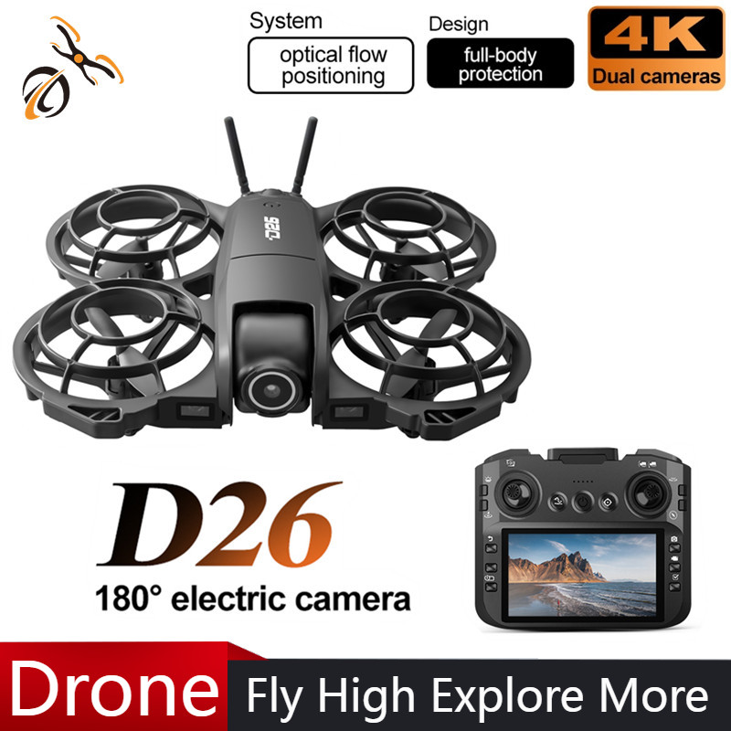 D26 Drone 4K Aerial HD 180° Ca - Drone Gimbal recension och pris