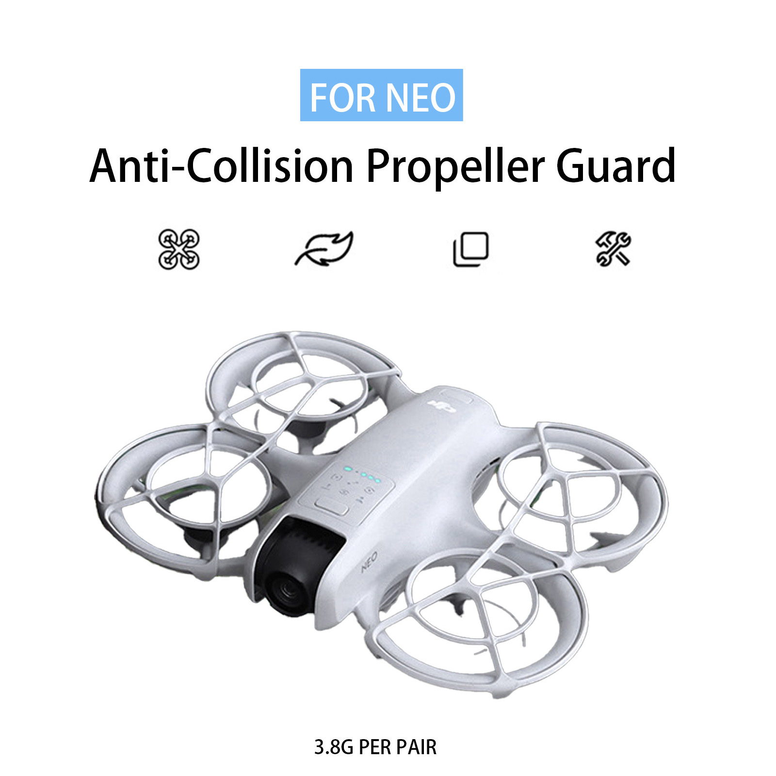 AIRIXXI Propeller Guard For DJ - Drone Propeller Guard recension och pris