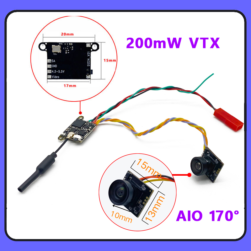 SLONWAKE 5.8G 1200TVL FPV Came - Drone Transmitter recension och pris
