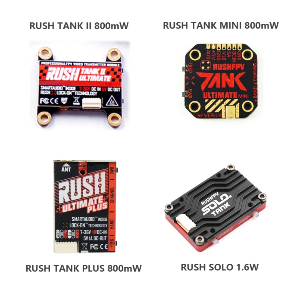 RUSH TANK Ultimate II/Mini/PLU - Drone Receiver recension och pris